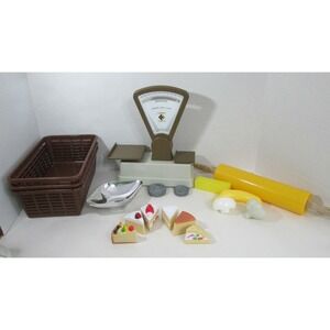 vintage Casdon toys play scale food treats Orth-plast Denmark baskets coins lot